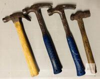 Estwing E20S Rip Claw Hammer, 20 oz, 13" Length, Blue Shock Reduction Grip, Forged Steel+