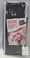 NEW HNS Wrapping Paper Organizer, Black, 40x14x6 in, Zipper Closure, HS-450A4304009W, 101018504