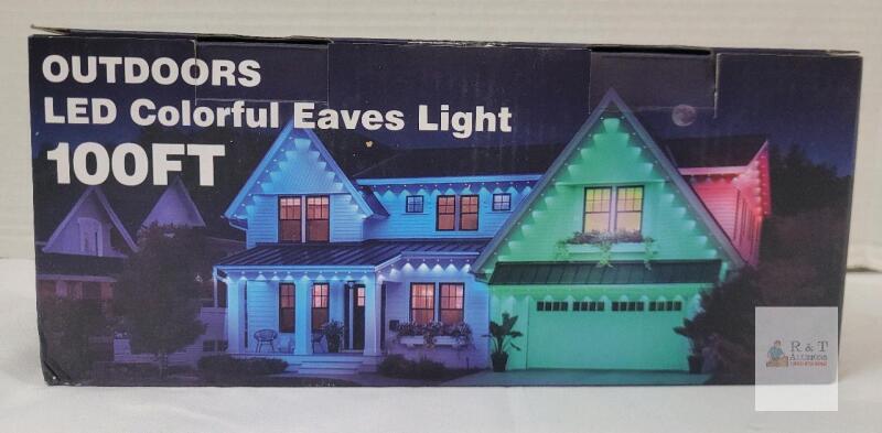 NEW 100FT Permanent Outdoor RGB LED Eaves Light, App & Remote Control, Music Sync, Timer, X004S7QGTV