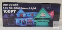 NEW 100FT Permanent Outdoor RGB LED Eaves Light, App & Remote Control, Music Sync, Timer, X004S7QGTV