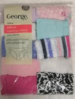 4 (FOUR) Packages of New 10 Pack Ladies Bikini Underwear sz XS