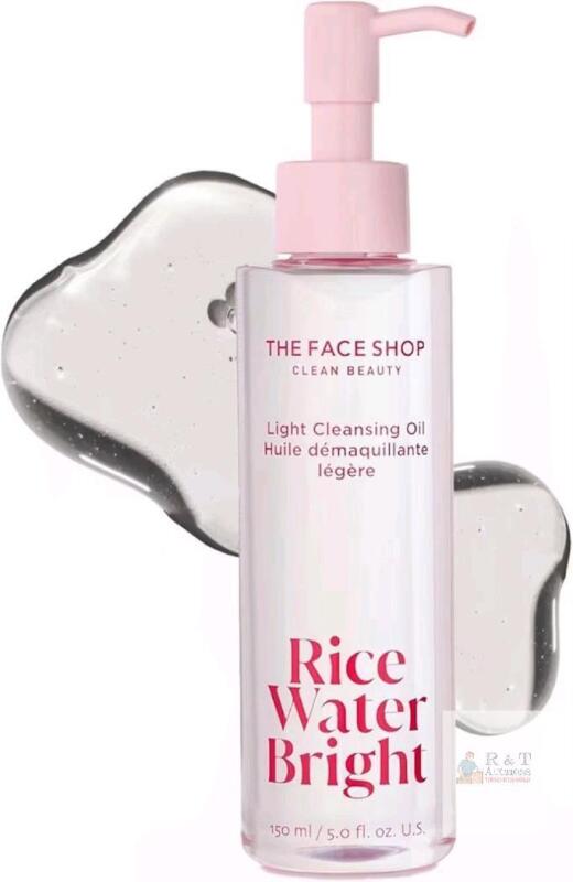 NEW THE FACE SHOP Rice Water Bright Light Cleansing Oil 5.0 fl. oz. Pump, Exp 2027-02-19