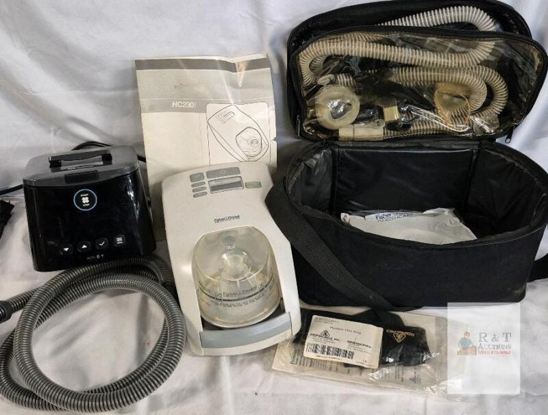 Fisher & Paykel SleepStyle Auto CPAP + HC230 Humidifier, Tubing, Mask, Bag, Manuals, SN Included