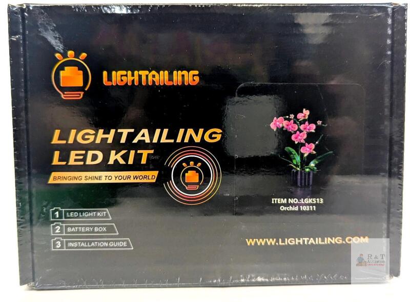NEW Lightailing LED Kit for LEGO Orchid 10311, Model LGK513, Battery Powered, Warm White/Pink LEDs, Sealed