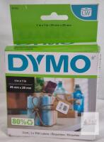 NEW DYMO 30332 LabelWriter Multi-Purpose Labels, 1"x1" (25mm x 25mm), 750 Labels, White, Permanent Adhesive