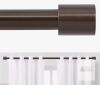NEW HE!DEAR Curtain Rod, Bronze, Adjustable 36&ndash;88", Metal, 1" Diameter, Model 08 BR, Includes Brackets
