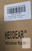 NEW HE!DEAR Curtain Rod, Bronze, Adjustable 36&ndash;88", Metal, 1" Diameter, Model 08 BR, Includes Brackets - 2