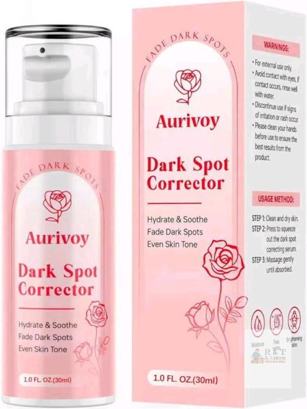 NEW Aurivoy Dark Spot Corrector Serum 1.7 fl oz (50ml), Batch YT2508230403, Exp 08/2028, Sealed