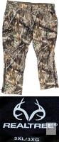 AS NEW Realtree Edge Hunting Pants 3XL RT Edge Dark Earth Waterproof Zipper Leg WP694