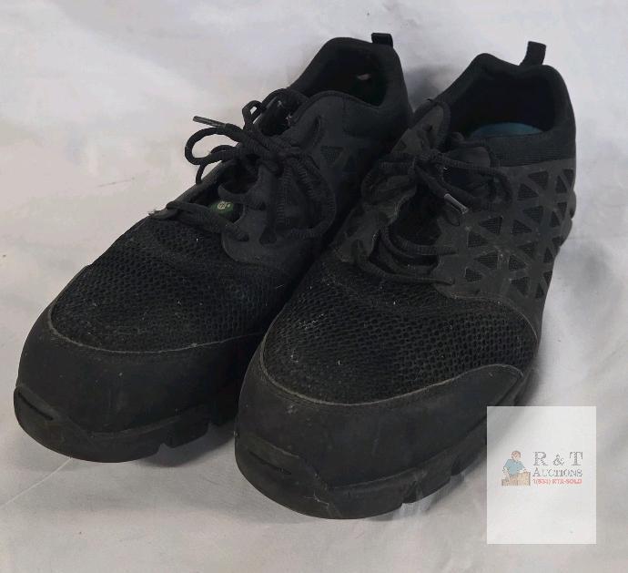 Reebok Sublite Cushion Work RB4041 Black Composite Toe Safety Shoes Size 12 Men's