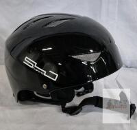 FiveForty LR-H-08 Ski/Snowboard Helmet, CE EN 1077, Black, Medium 57/58cm, 1.1 lbs
