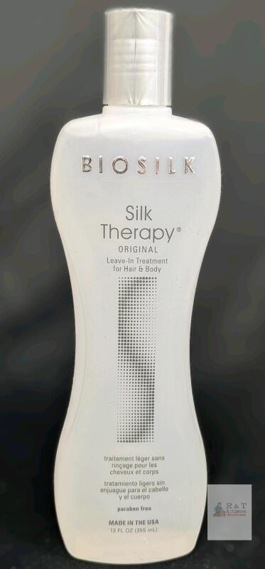 NEW Biosilk Silk Therapy Original Leave-In Hair & Body Treatment 12 fl oz, Lot 25126608EU, Expires 9/28