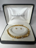 Gloria Vanderbilt Box Higs & Kisses Line Bracelet Earrings