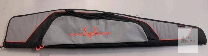 Evolution Outdoor Design Soft Rifle Case, 50" Gray/Black, Padded, Zipper, Scoped Rifle Fit