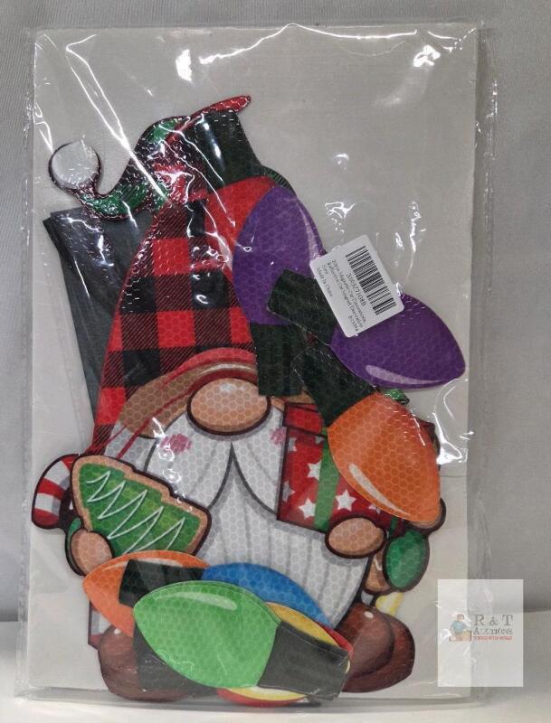 NEW 20pcs Holiday Gnome Reflective Car Magnet Decorations, Weatherproof, Christmas Lights Theme, X003Z71G8B