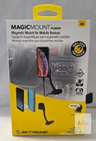 Scosche MagicMount MAG12V2 Magnetic Car Mount 12V Charger, 360&deg; Rotation, Black #1574684023