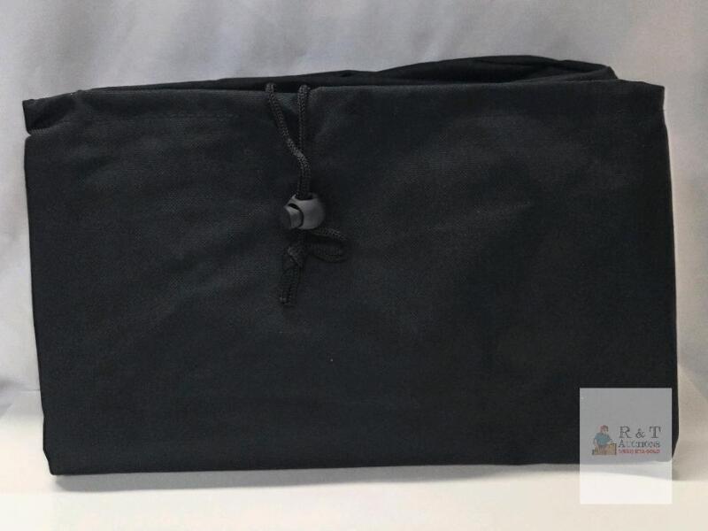 new Blackhoso Round Fire Pit Cover, Black, 36" Diameter x 12" Height, Waterproof Oxford, Drawstring