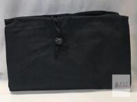 new Blackhoso Round Fire Pit Cover, Black, 36" Diameter x 12" Height, Waterproof Oxford, Drawstring