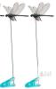 NEW BEIQIYA Dragonfly Garden Stakes 2-Pack, 12.6" Stake, 5.3" Dragonfly, Outdoor Yard Decor, X004P8VZ3F