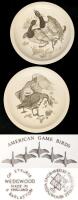 Wedgwood American Game Birds Plates, Brant Goose & White-Fronted Goose, 10.5", Set of 2, England