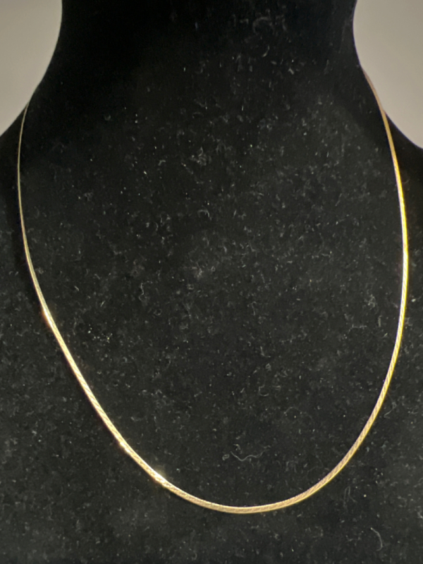 14K Italy Gold Chain WG stamped