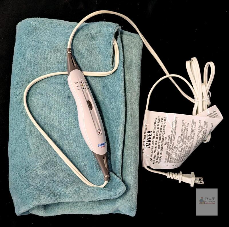 Equate Electric Heating Pad 12x24 in, 3 Heat Settings, Analog Controller, 2-Hour Auto Off