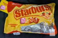 Starburst Branded Plush Pillow, 17" x 11", 4 Mini Starburst Pillows Inside, Original Design