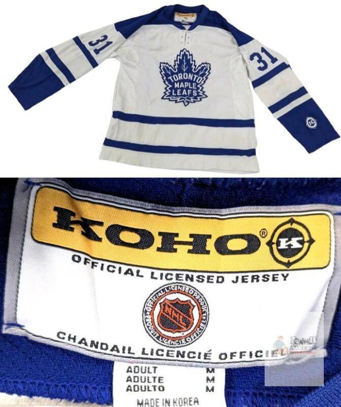 Toronto Maple Leafs Koho Jersey Curtis Joseph #31 NHL Official Licensed Adult Medium White- NEEDS CLEANING