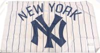 New York Yankees 3x5 ft Pinstripe Flag with Interlocking NY Logo and Grommets