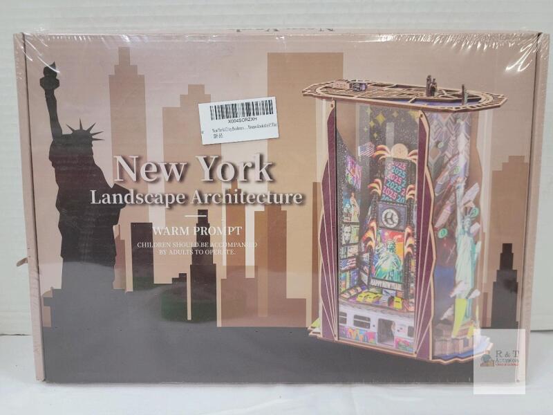 NEW New York City Times Square Book Nook Insert, DIY Kit, Multicolor,