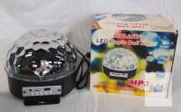 LED Magic Ball Disco Light, 30W RGBW, DMX/USB/TF Support, 19x19x16.3cm, Model YB-M3
