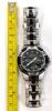Frondini Quartz Men&rsquo;s Watch, 45mm Stainless Steel, Black Dial, Diver Bezel, Swiss Parts - 4