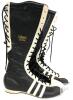 Adidas Santos Boxing Boots US 7.5 UK 6 Black White Leather, Art 547828, April 2004, Vietnam - 2