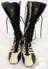 Adidas Santos Boxing Boots US 7.5 UK 6 Black White Leather, Art 547828, April 2004, Vietnam - 4