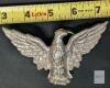 Large 6" Silver Tone Eagle Belt Buckle, Cast Metal, Classic Western or Americana Style - 2