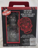 best before 20/12/2019 The Modern Gourmet DIY Skull Hot Sauce Kit &ndash; 2 Glass Jars, Chili & Spice Packets, Gloves