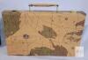 fg.bradleys Classic Backgammon Set, Map Design Case, 18"x12", Complete with Dice & Checkers- AS NEW - 3