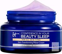 New IT Cosmetics Confidence In Your Beauty Sleep Night Cream - Face Cream & Skin Firming Ceramide Moisturizer with Hyaluronic Acid - Visibly Improves Dull Skin and Fine Lines (2 fl oz)