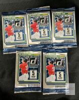 2025 Panini Donruss Baseball Trading Card Packs (Lot of 5), Travis Bazzana Cover, 5 Cards/Pack