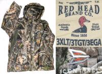 RedHead Sentinel Scentinel 3XLT Camo Hunting Jacket with Hood, Water-Resistant, Scent Control