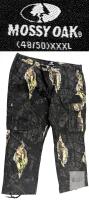 AS NEW Mossy Oak XXXL 48/50 Camo Cargo Pants, Cotton/Poly Blend, 6 Pockets, Drawstring Cuffs