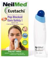 NEW NeilMed Eustachi Ear Pressure Relief Device, Battery Operated, Drug-Free, with Pouch & Manual