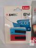 EMTEC 64GB USB 3.1 Flash Drives 2-Pack, SanDisk Ultra 32GB SDHC UHS-I Card 80MB/s - 2