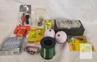 Fishing Tackle Set &ndash; Sufix 20lb Tip-Up Line, Northland Lures, Tackle Boxes, Accessories