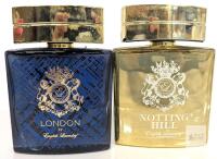 English Laundry London & Notting Hill Men's Cologne Lot, 3.4 fl oz Bottles, No Box Volumes lower than listed on bottles, likely past any best before dates