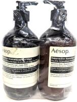 NEW SEALED Aesop Resurrection Aromatique Hand Wash & Hand Balm Set 16.9 fl oz Pump Bottles
