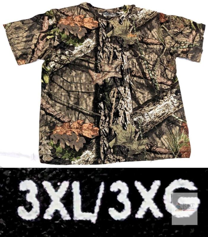 AS NEW HABIT Camouflage Short Sleeve T-Shirt 3XL Woodland Print Men's, Made in Pakistan