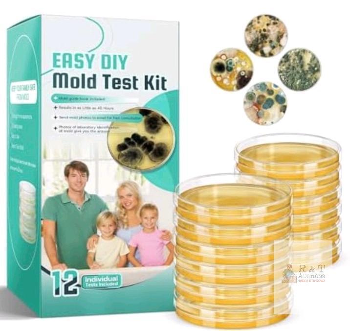 New Mold Test Kit for Home Detection: 12 Professional DIY Testing Kits for Home Surfaces & Air Quality Detector & HVAC Monitor