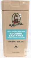 NEW Dr. Squatch Coconut Castaway Men's Natural Body Wash 14 fl oz Paraben & Sulfate Free, Real Soap