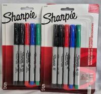 10 New Sharpie Ultra Fine Tip Permanent Markers